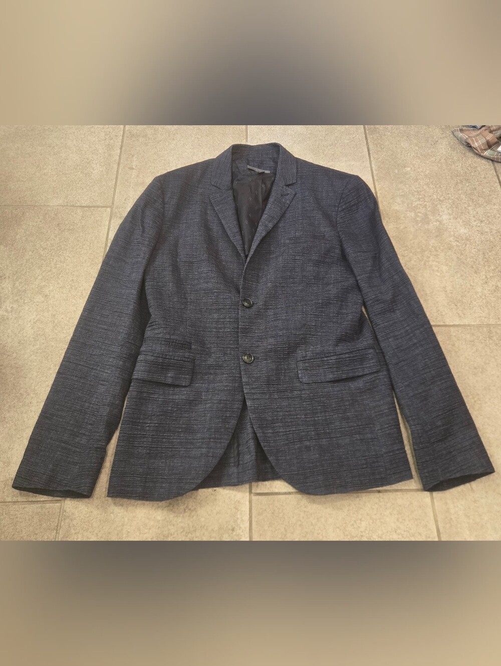 John Varvatos Collection Linen Cotton Blazer 50 US 40 Men Italy Sport Coat READ